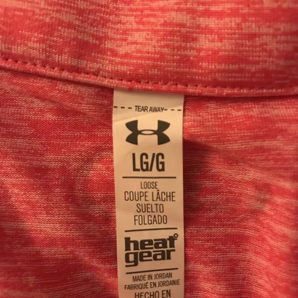 NWOT, Under Armour, Tech 1/2 Zip Twist, Pink Sky - Picture 3 of 3